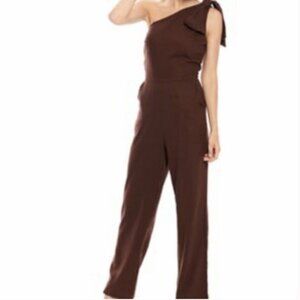 Happy x Nature Kate Hudson Linen Viscose Jumpsuit One Shoulder